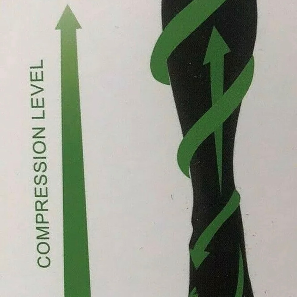 Tadge Vitality Black green Compression Socks S/M unisex green color 4 pair new